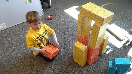learning about engineering with blocks